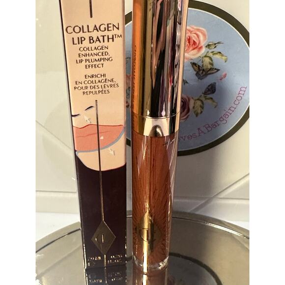 Charlotte Tilbury Collagen Lip Bath ROSY GLOW - NEW IN BOX 7.9mL - Picture 2 of 2